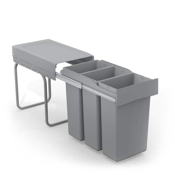 Line Bundmonteret Affaldssystem 3×10 L – Affaldssystemet